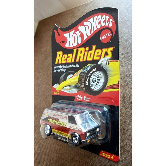 2005 Hot Wheels '70S VAN Chrome HWC.COM SERIES 4 REAL RIDERS Limited Edt  /11000 - Picture 11 of 16